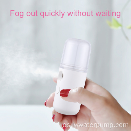 Mini rociador de agua de niebla facial nano portátil SPA